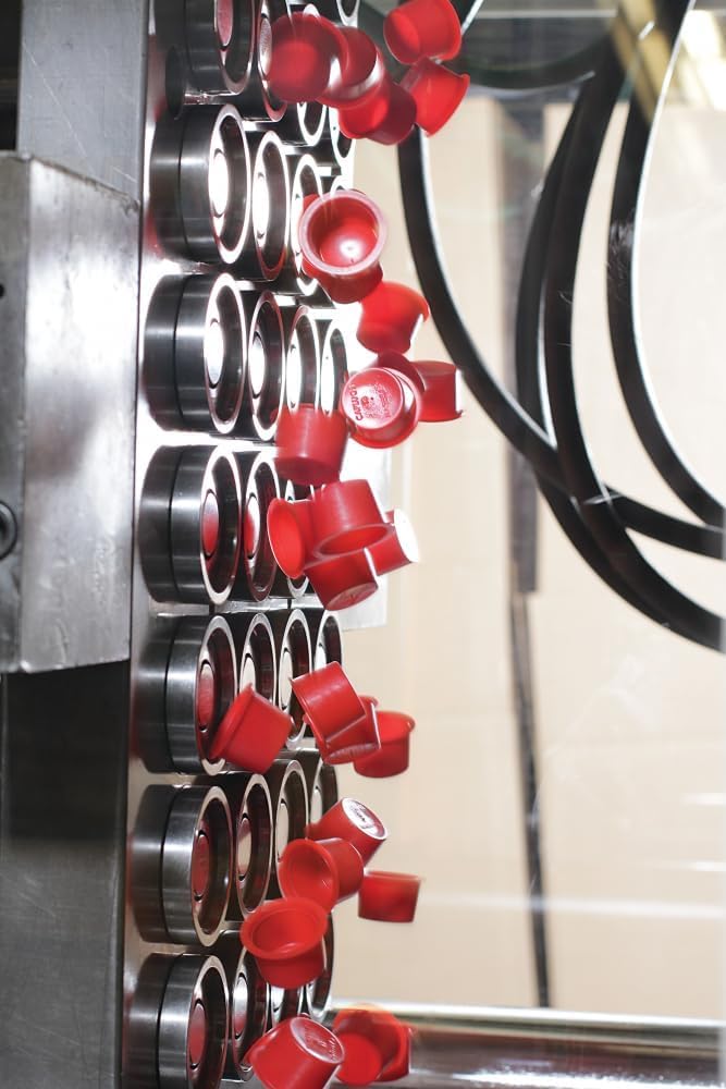 Caplugs T-249-W T Series, Plastic Tapered Cap and Plug, Red LD-PE, Protective Closures, Dust & Moisture Seals, MIL Spec, SAE Fittings, EZ Remove, Cap OD 0.918" x Plug ID 1.104", Pack of 40 (Z249WQ2) - Image 2